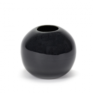 Vase boule dark blue