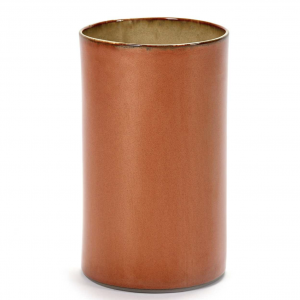Vase cylindrique haut rust